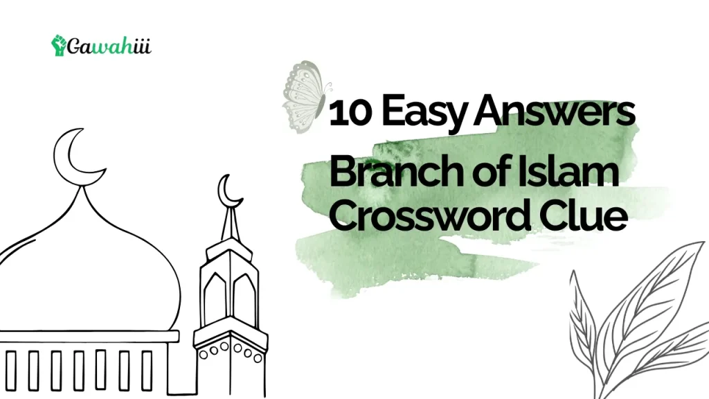 Branch of Islam Crossword Clue: