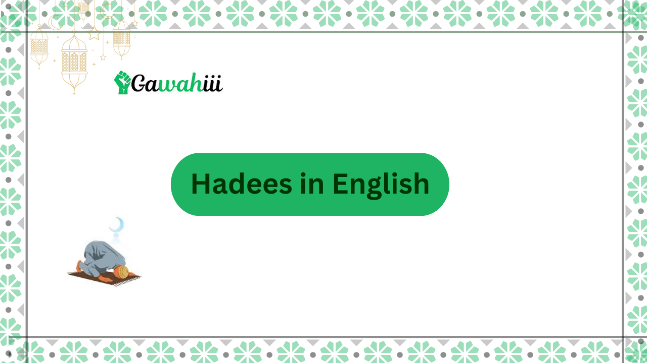 hadees in english