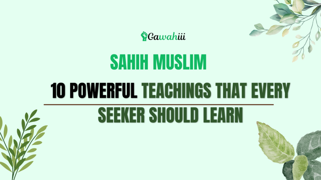 Sahih Muslim