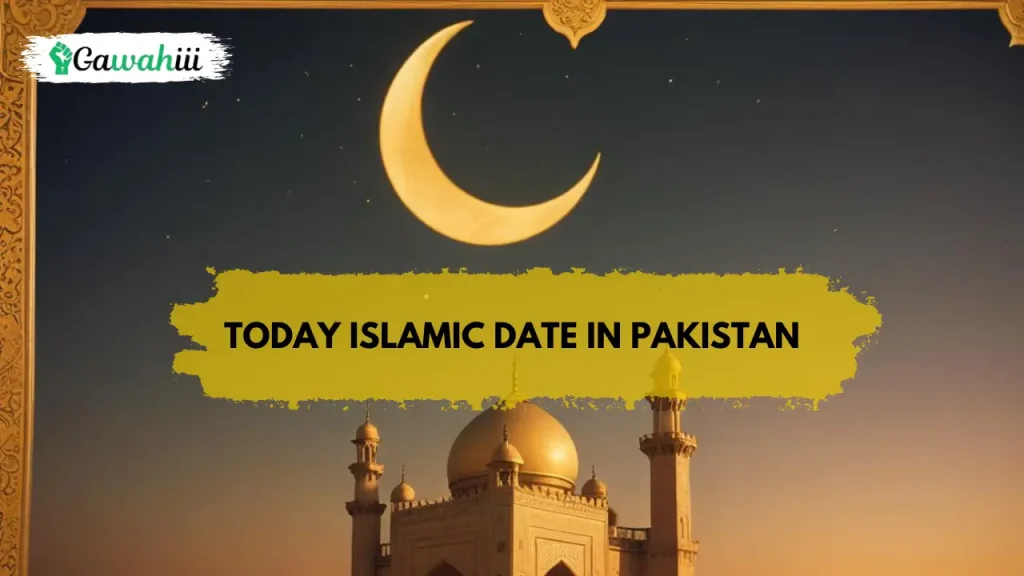 today islamic date in pakistan