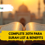 30th para surah list